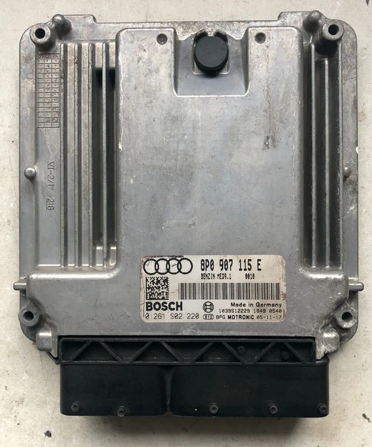 AUDI A3 8P 2.0 Tfsi Bwa Ecu Engine Control Module 8P0907115E 6 Speed