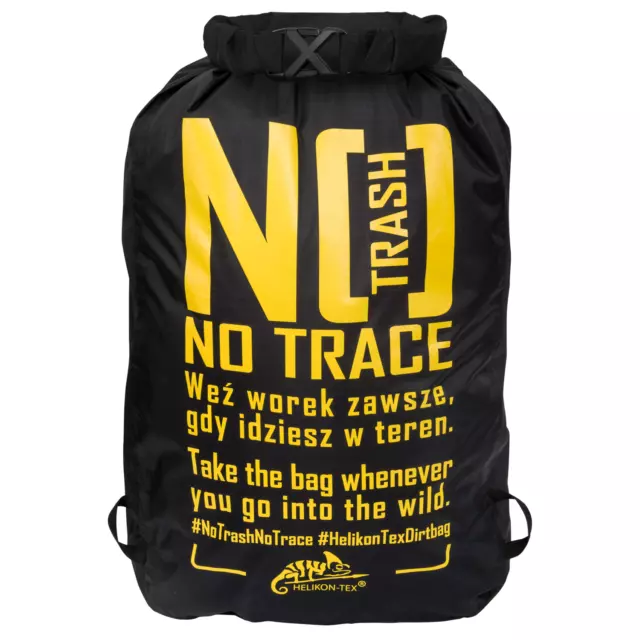Helikon Tex Dirt Bag Outdoor Camping Wanderer Abfallsack Wäsche Sack Black