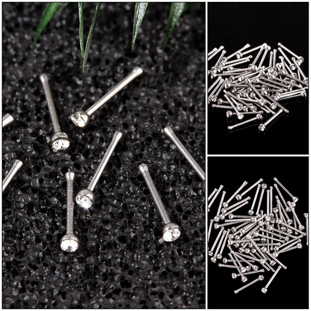 en cristal Dispositif de perforation Ongles nasaux Ongle à aiguille auriculaire
