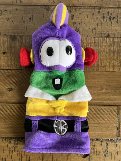 Vintage Veggie Tales Puppet Big Idea Larry Boy Cucumber 11" Plush C.R. Gibson