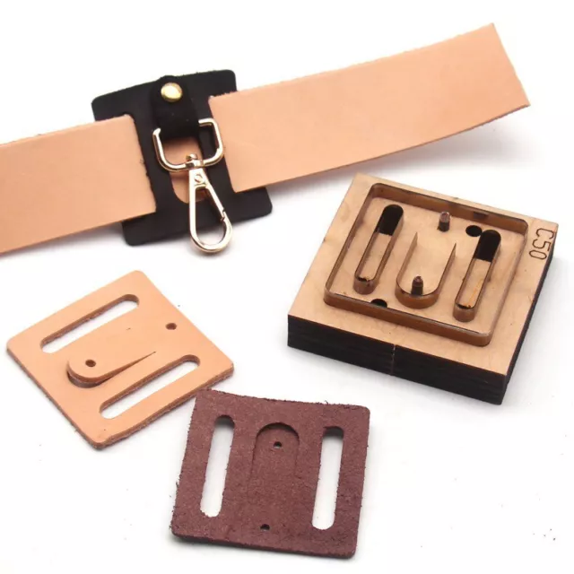 Belt Buckle Fastener Leather Craft Cutting Die Knife Punch Cut Mold DIY Tool