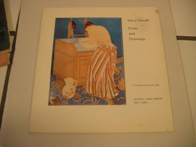 1980 MARY CASSATT Prints & Drawings Sotheby Parke Bernet Sale