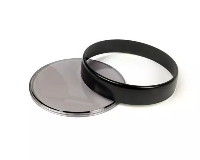 Tachoglas-Set BGM schwarz 105mm für Vespa PX Lusso, PK XL1, GT 250, GTV 125-300