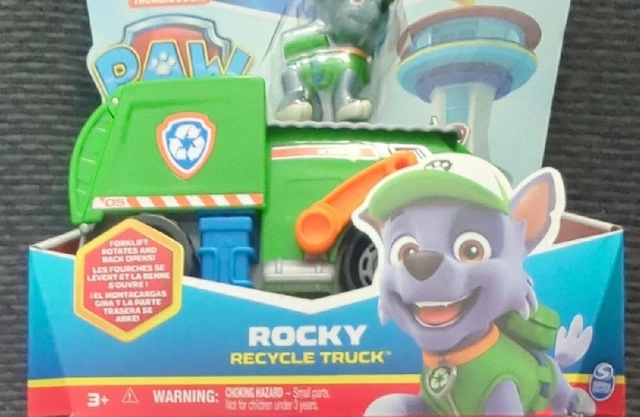PAW Patrol Rocky Recycle Truck Toy New With Box NIB FREE SHIPPING