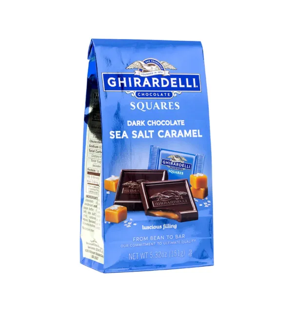 Ghirardelli® Dark Chocolate Sea Salt Caramel, 5.32 oz Packs, 3 Counts