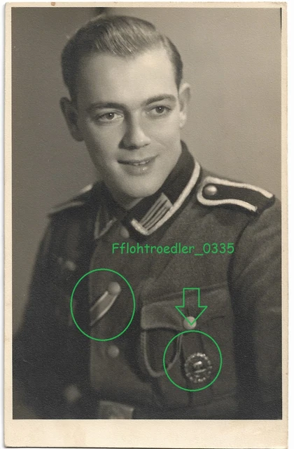 2WK Portrait Foto WH Gebirgsjäger Reg.143 VWA EK2 6.Geb. Div. Lappland WW2 photo
