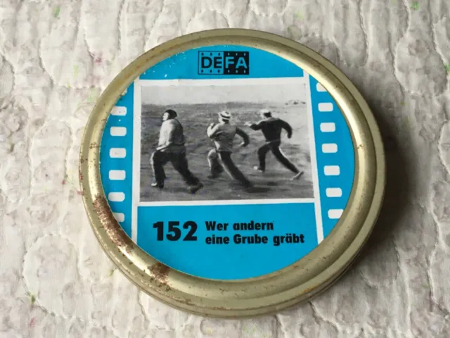 DEFA Heimfilm Nr.152 - Wer anderen eine Grube gräbt - DDR 8mm Schwarz/weiß 30m