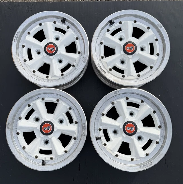 Jantes DELTA MICS 15 Pouces Avec Logo MATRA - Lot De 4, Occasion En Bon état