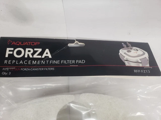 Pk/3 Aquatop RFP-FZ13 FORZA Fine Filter Replacement Pad White 2