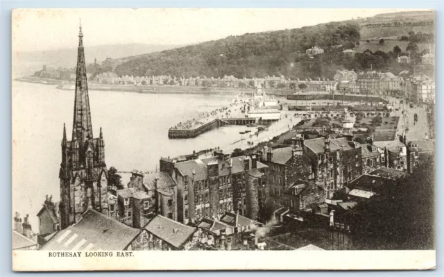 Postcard Rothesay looking East H183