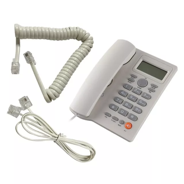 Landline Phone KX-T2025 Caller Display Corded Telephone Support for Home Office