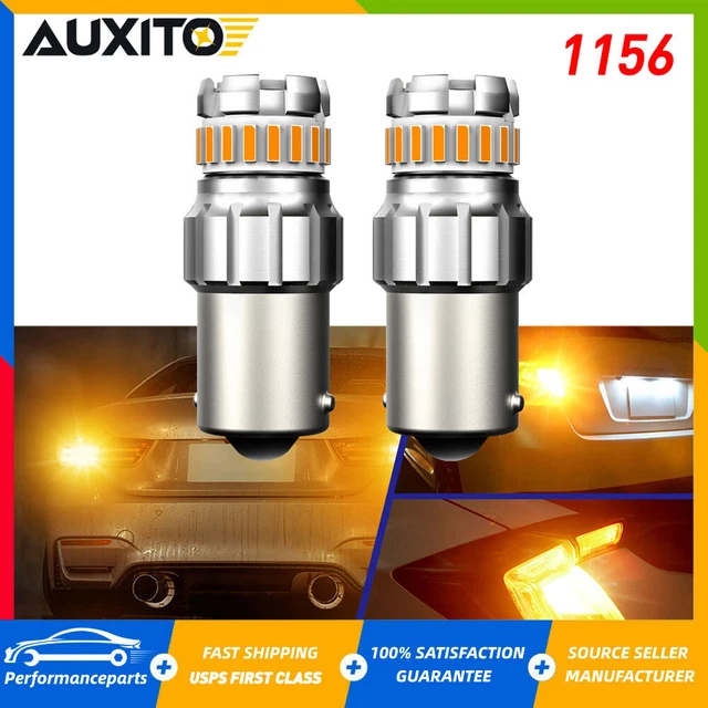 7506 1156 23SMD LED Tail Brake Stop Backup Reverse Turn Signal Light Bulbs Amber 20.41