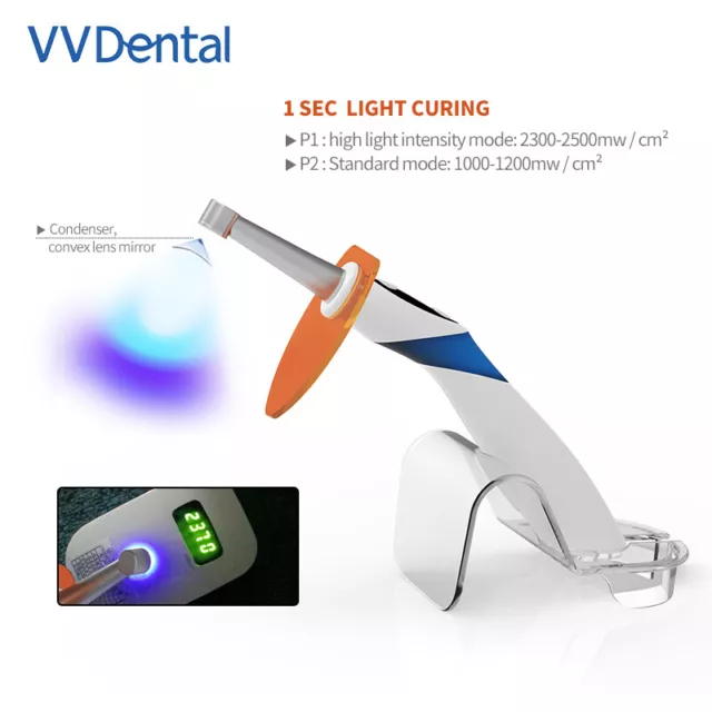 as Woodpecker DTE Style Dental Cordless iLed Curing Light 1 Second Cure Lamp LED