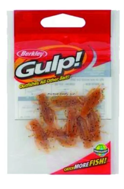 Berkley Gulp Crickets Scent Dispersion Soft Fishing Bait 1" Bream 8/Pk GHCR1-BRE