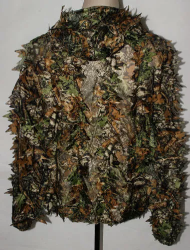 Realtree Camo Hunting Leaf Net Ghillie Suit Jacket And Trousers - MH010 3