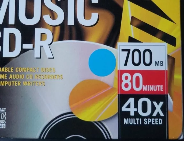 Memorex Music CD-R Recordable CDs 700 MB 80 min 40x Multi Speed 10pk