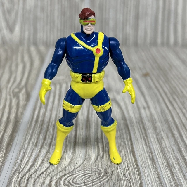 Marvel X-Men Steel Mutants Cyclops Die Cast 1994 Toy Biz Diecast Metal Figure