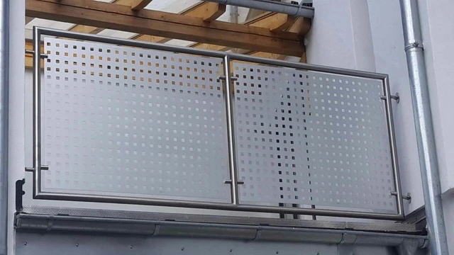 Balkongeländer Lochblech Aluminium Qg 15-60 , Balkonverkleidung,T in Hessen - Freigericht