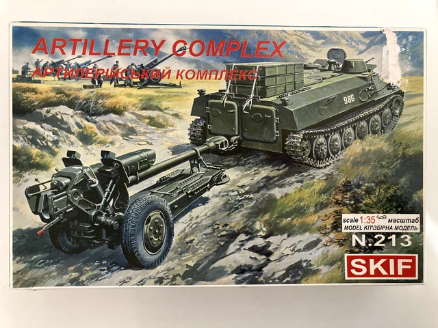 SKIF 1:35 ARTILLERY Complex model kit, complete, sealed bags, tear on ...