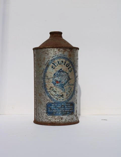 SCHMIDT'S Cream Ale-  Quart Cone Top beer can