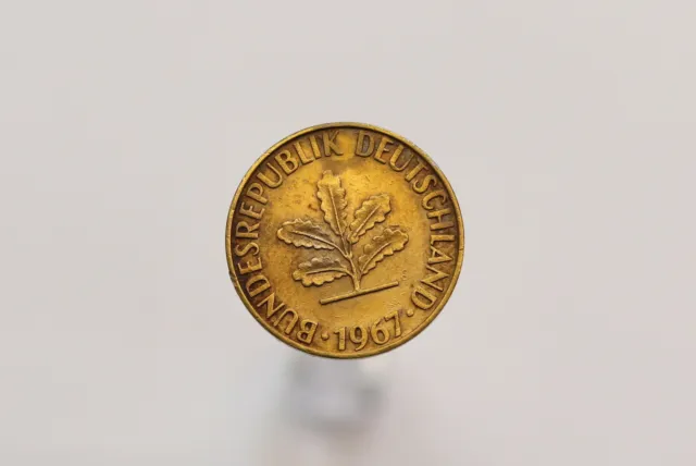 Germany Empire 5 Pfennig 1967 G Scarce Key Date B19 #8841