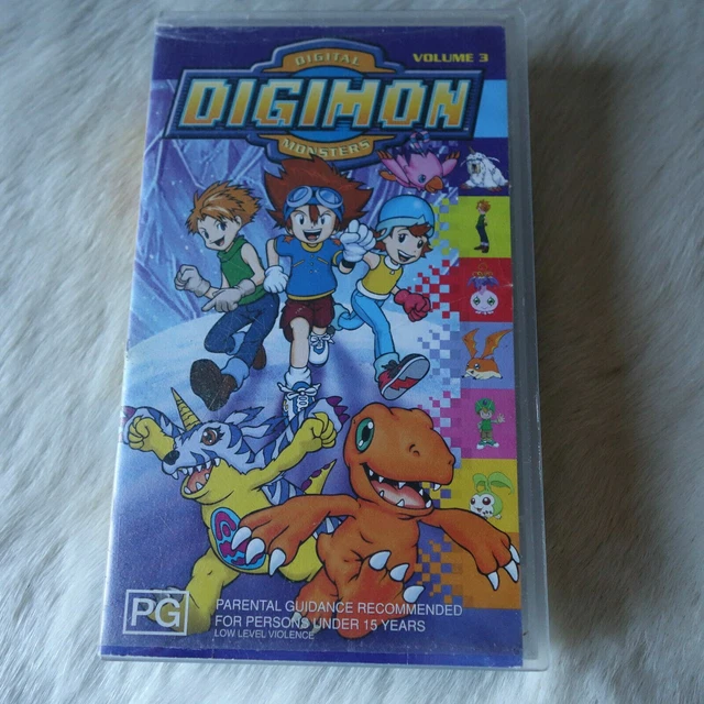 DIGIMON VOL 3 VHS Vintage Digimon Digital Monsters Tv Show Anime Tv Show
