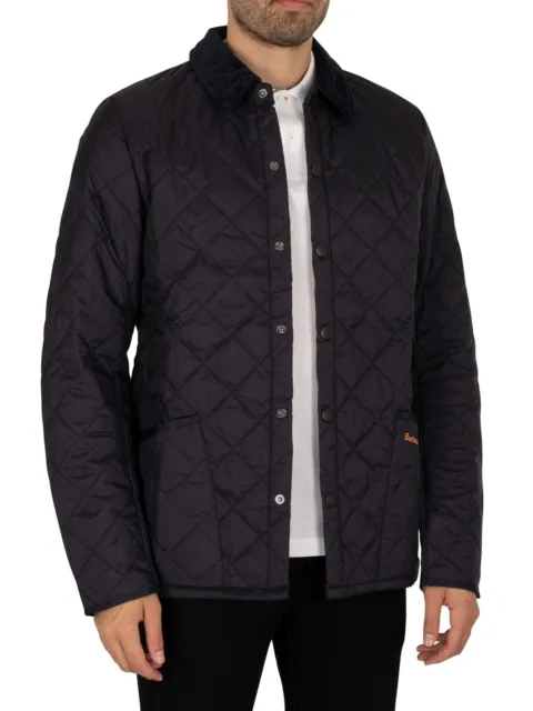 Barbour Uomo Giacca trapuntata Heritage Liddesdale, Blu