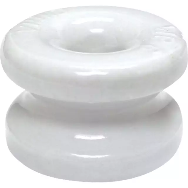 Dare Donut White Porcelain Electric Fence Insulator (10-Pack) 2356-10 Dare 2