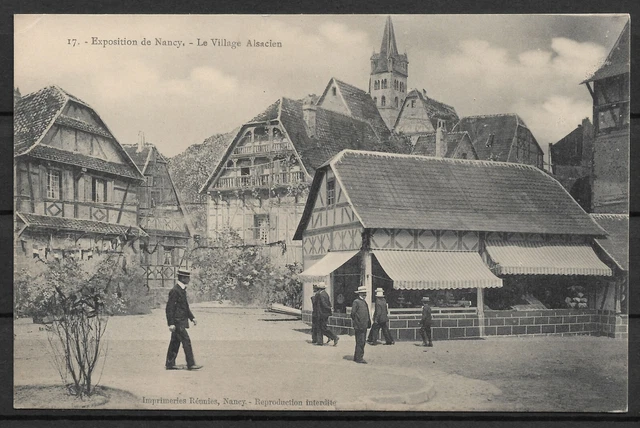 Postcard Nancy Meurthe et Moselle, Exposition 1909, Le Village Alsacien, Unused