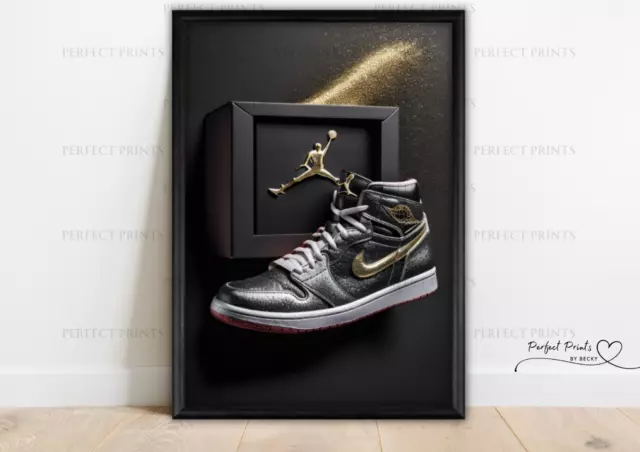 Nike air Jordan / shoe box / Trainer / Wall Art  poster A4 A3