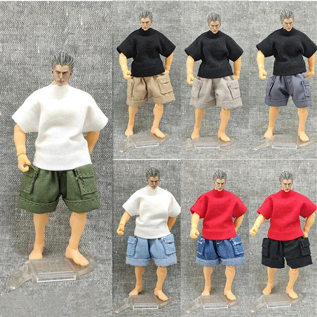 Boxer Shorts Casual Pants Handmade Short Trousers For 3.75'' Action Figures 1/18
