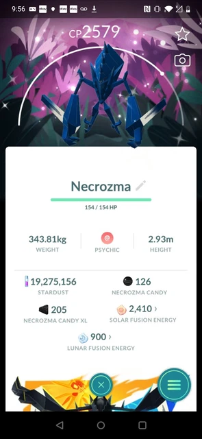 Necrozma Madrid Background – Pokémon Go – Neuf, LISEZ LA DESCRIPTION