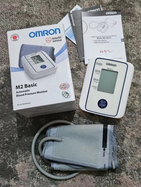 Omron Digital M2 Basic Automatic Blood Pressure Monitor for Upper Arm BP Machine