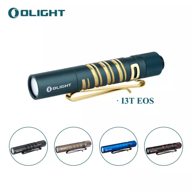 Olight I3T EOS 180 Lumens AAA Battery Powered LED Torch Pocket EDC Flashlight