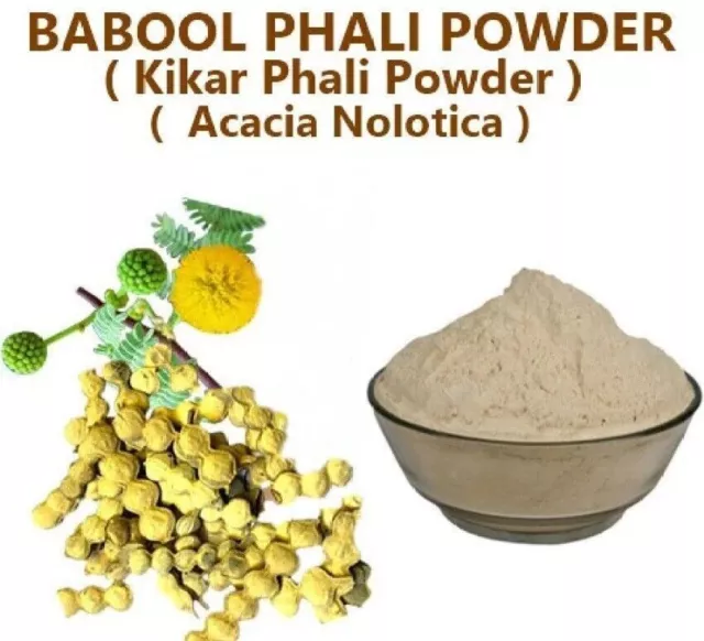 BABOOL BABUL PHALI KIKAR PHALI POWDER (Acacia Nilotica) - 100% Original