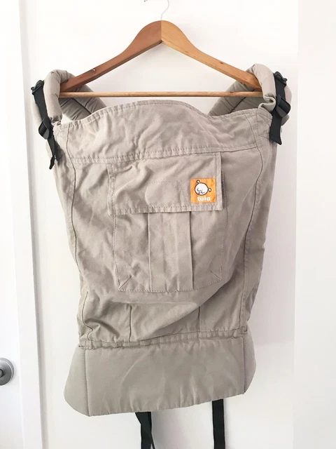 TULA Grey Padded Straps/Waistband Natural Position Baby Carrier