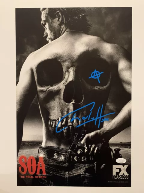 Charlie Hunnam SIGNED 11x17 Sons Of Anarchy Jax Poster EXACT PROOF JSA COA A-4