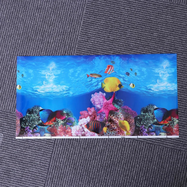3 D Fish Tank Background Image Black Decor Fondos De Pantalla 3d Decorate 2