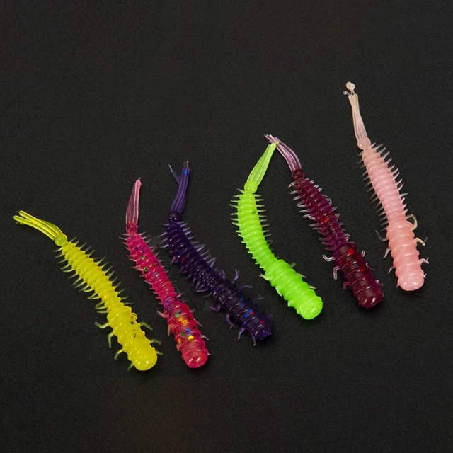 Esca esca verme 13 g 20 pz accessori 4,5 cm esche a manovella colorate tonalità morbide