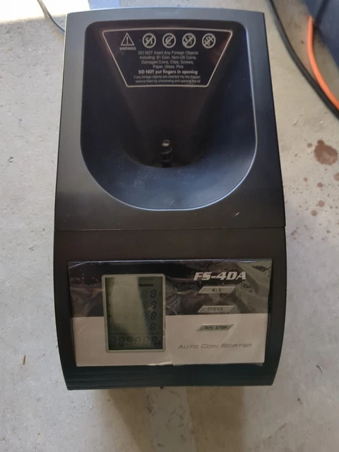 Royal Sovereign FS-4DA  Fast Sort Auto Coin Sorter Counter  Tested & Working