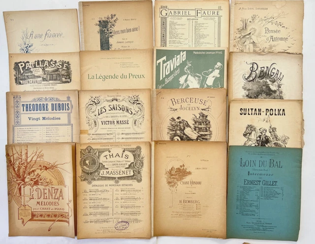 30 partitions de piano 1900 1920 musique parole, chant, valse, Fox Trot, Mazurka