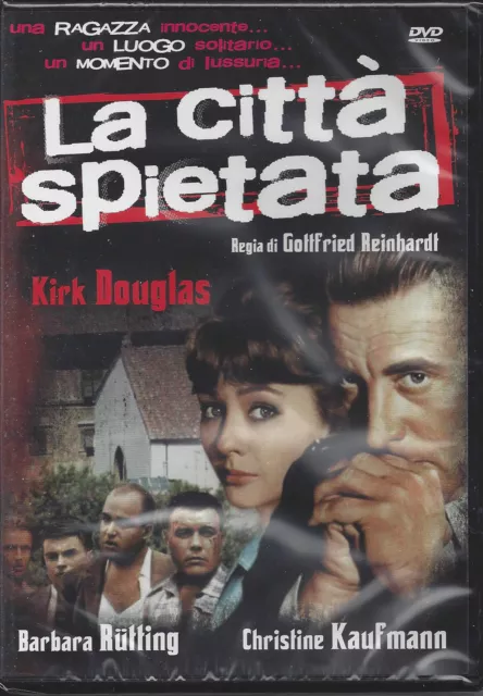 Dvd **LA CITTA' SPIETATA** con Kirk Douglas nuovo sigillato 1961