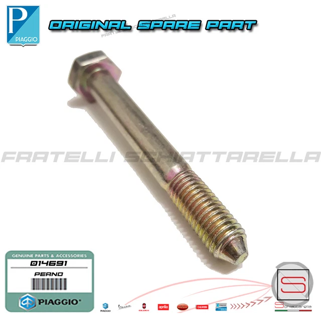 KIT 2 PERNO Vite Fissaggio Leva Freno Frizione Piaggio Vespa Px Sim 150235 KI... EUR 2,60 - IT