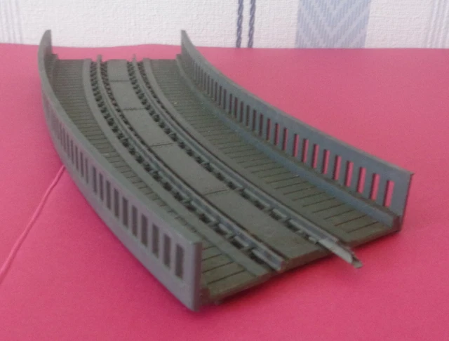 Pont Courant Pour Train Ho 1/87 - Campbell Trestle Bois (Réf 304-395) - Occasion