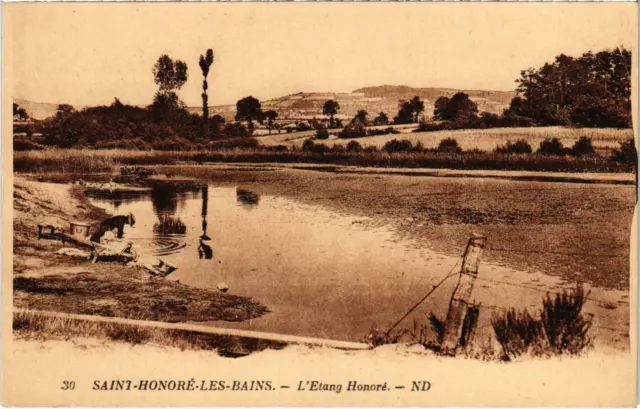 CPA St-HONORÉ-les-BAINS L'Etang Honore Nievre (100306)