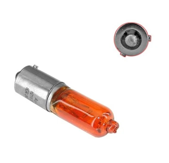 2x Ampoules LED BA9S T4W Orange Canbus - Pour Clignotants 12V - 3 SMD - Neuf