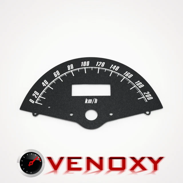 Fond De Compteur Noir Pour Yamaha FJR 1300 2001-2002 - Neuf