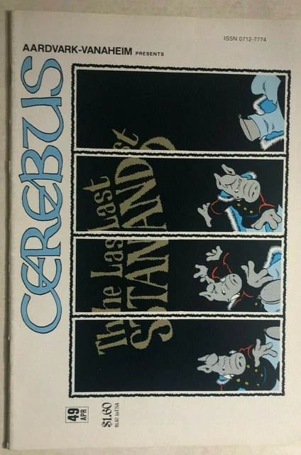 CEREBUS #49 signed by Dave Sim (1983) Aardvark-Vanaheim Comics FINE-