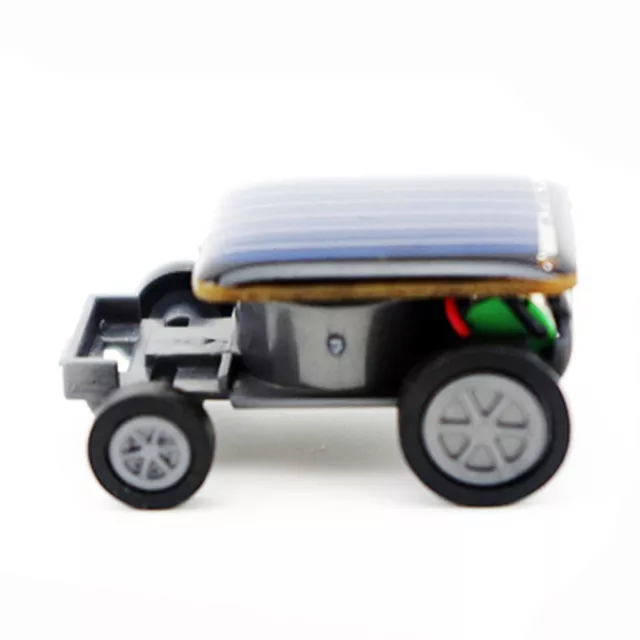 1PC Smallest Solar Power Mini Toy Car Racer Educational Solar Powered Toys ￣