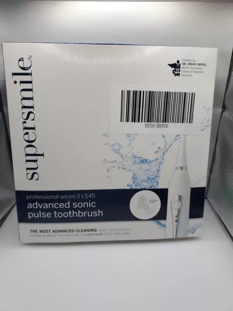 Nuevo en caja cepillo de dientes Supermile Professional Series II LS45 Advanced Sonic Pulse